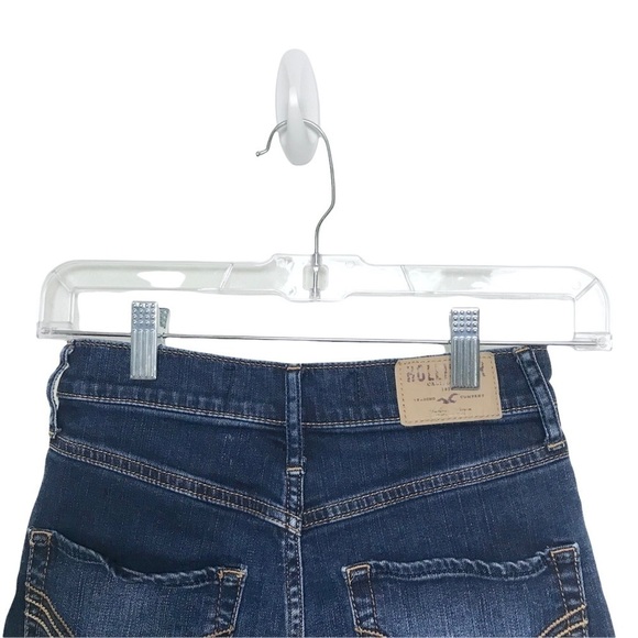 Hollister Blue Jean Denim Shorts Size 0 / W24 - Picture 4 of 10